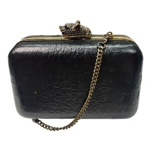 House of Harlow 1960 Leather Box Clutch
